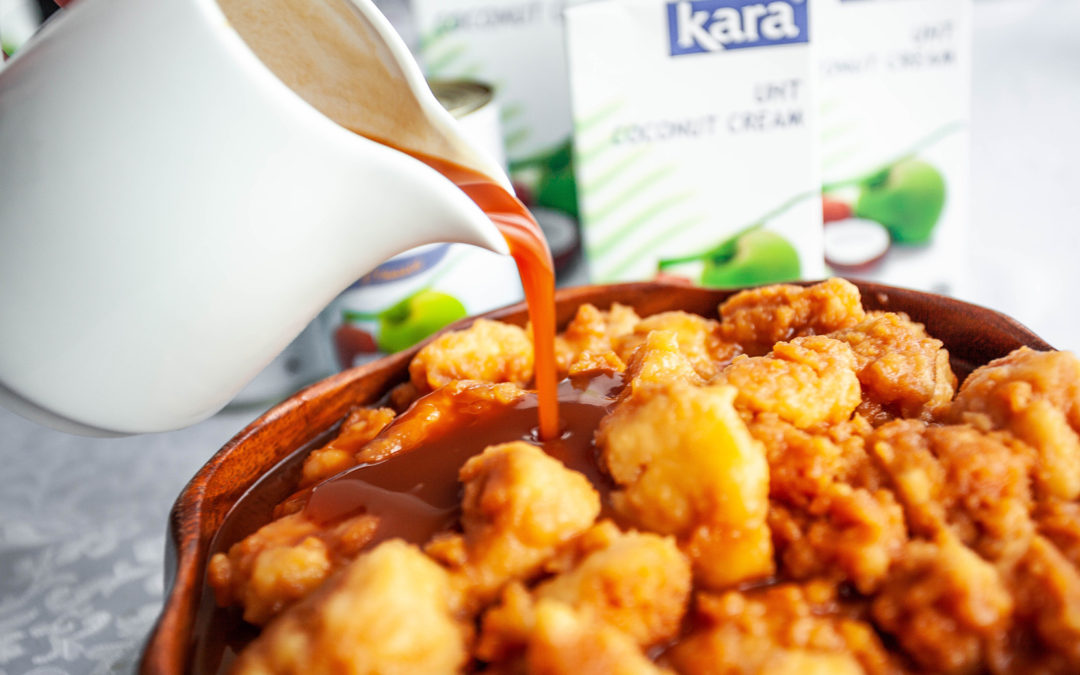 FaiKaKai (Coconut-Caramel Dumplings)